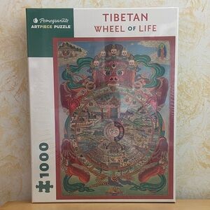Pomegranate Tibetan Wheel of Life - 1000 Piece Puzzle